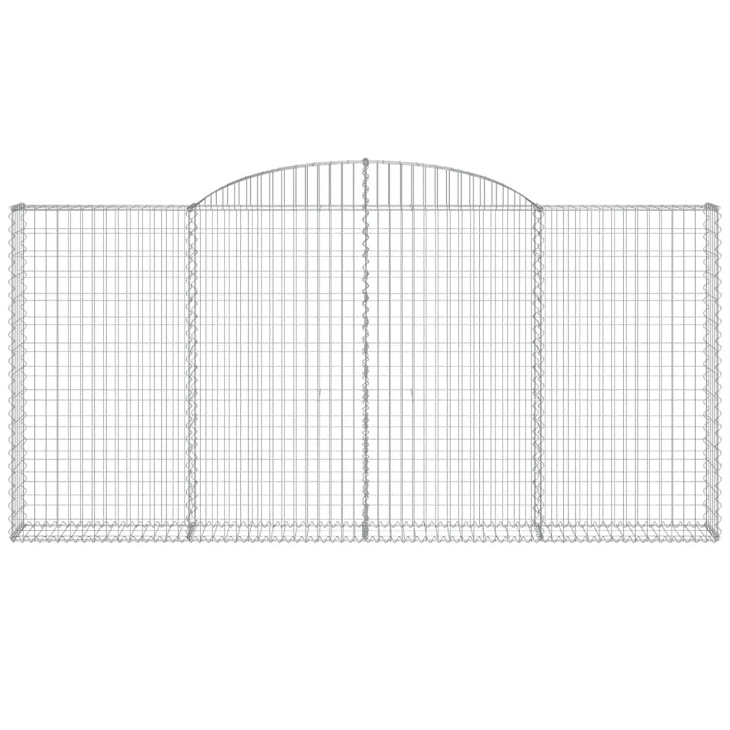 Schanskorven 13 st gewelfd 300x30x140/160 cm ijzer