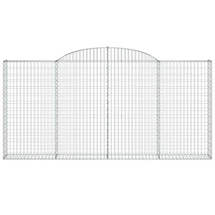 Schanskorven 13 st gewelfd 300x30x140/160 cm ijzer