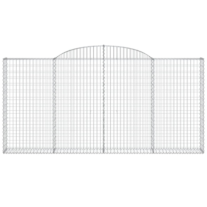 Schanskorven 17 st gewelfd 300x30x140/160 cm ijzer