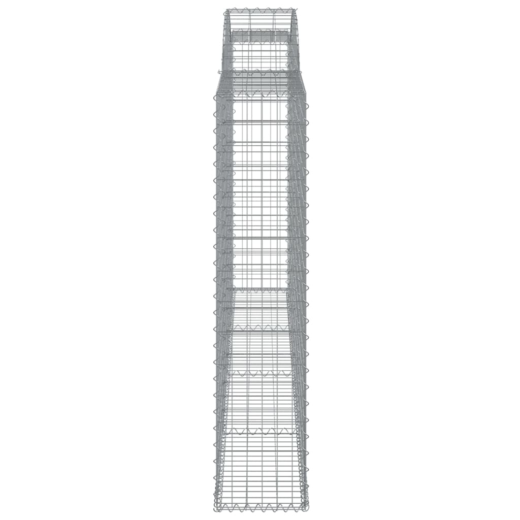 Schanskorven 17 st gewelfd 300x30x140/160 cm ijzer