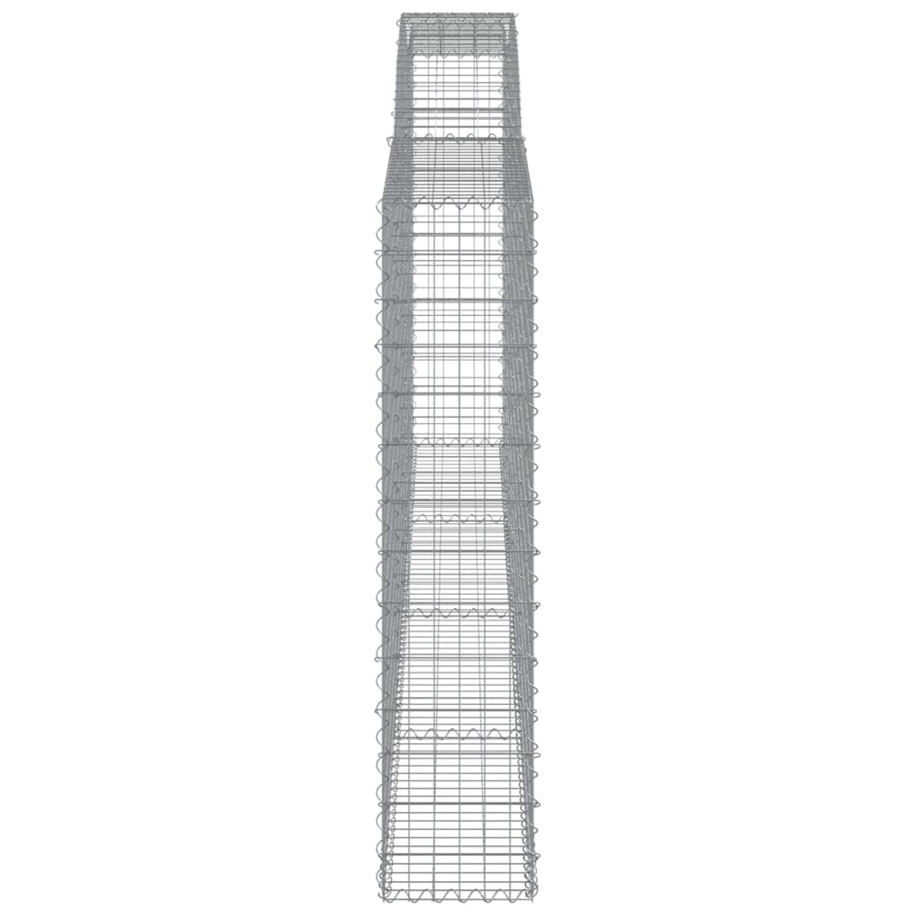 Schanskorven 15 st gewelfd 400x30x140/160 cm ijzer