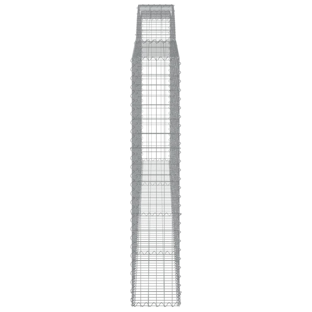 Schanskorven 8 st gewelfd 400x30x160/180 cm ijzer