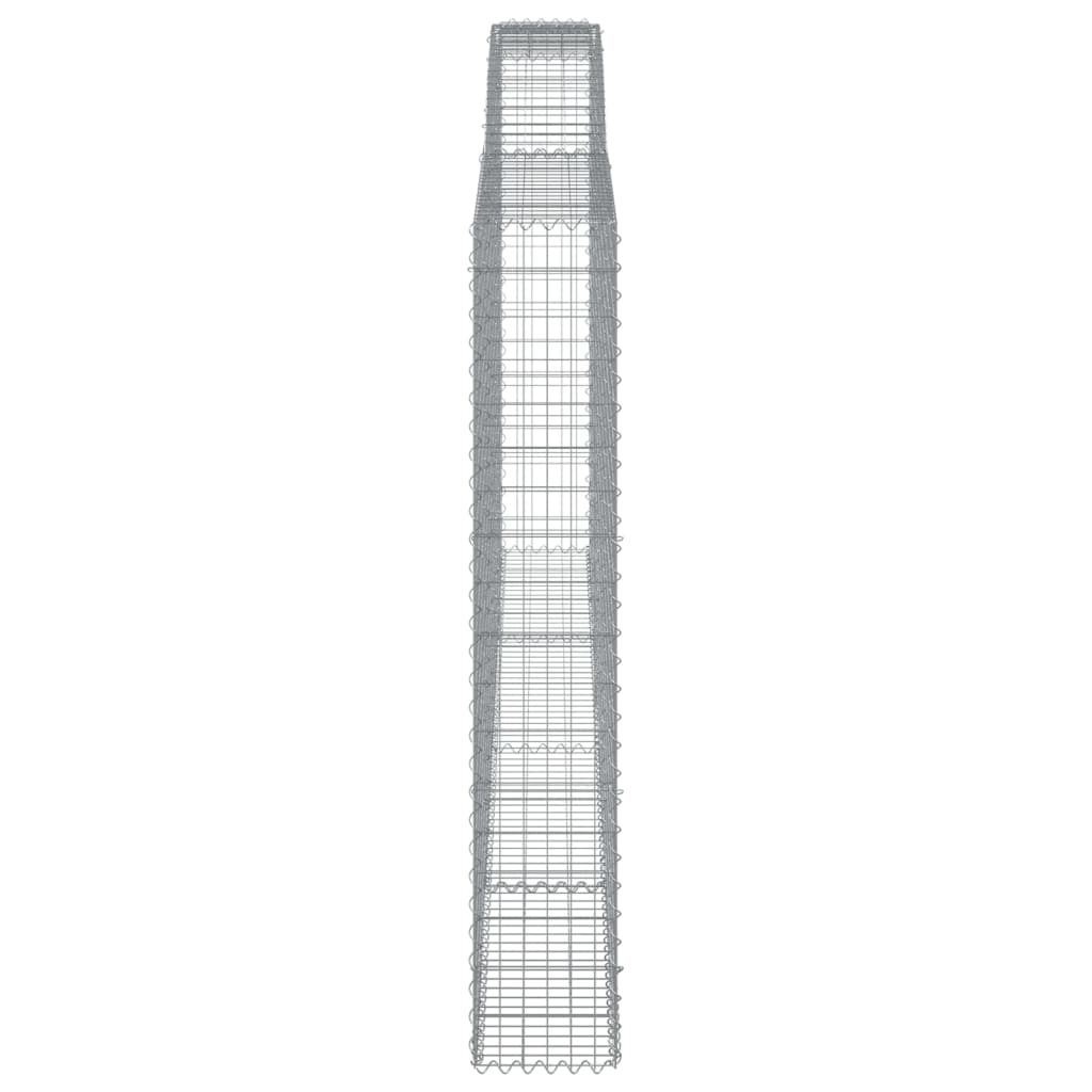 Schanskorven 5 st gewelfd 400x30x180/200 cm ijzer