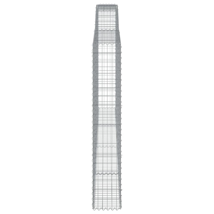 Schanskorven 5 st gewelfd 400x30x180/200 cm ijzer