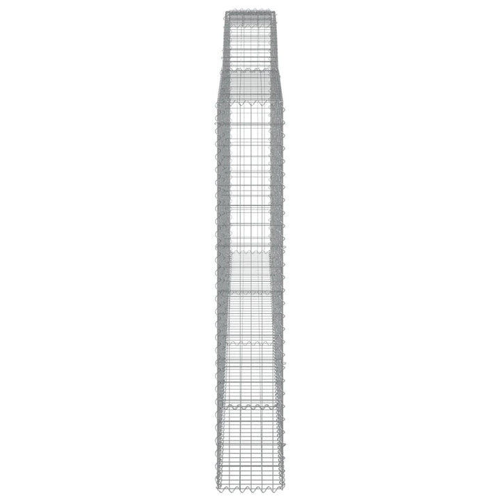 Schanskorven 7 st gewelfd 400x30x180/200 cm ijzer