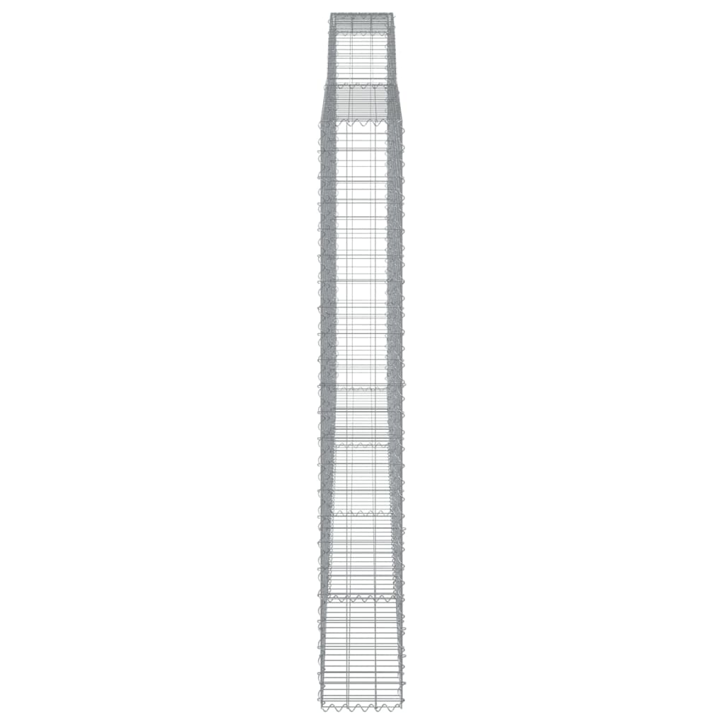 Schanskorven 10 st gewelfd 400x30x220/240 cm ijzer