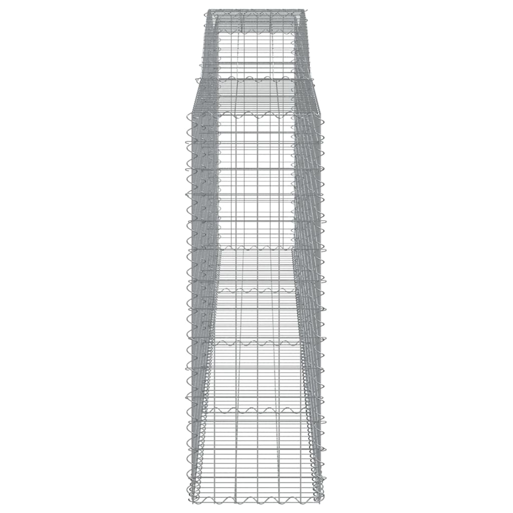 Schanskorven 15 st gewelfd 400x50x140/160 cm ijzer