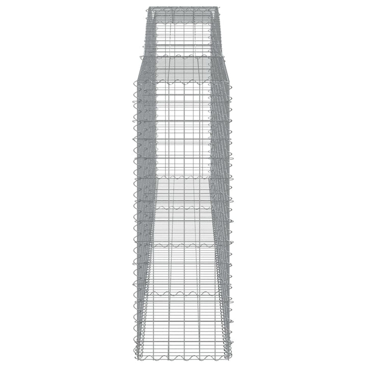 Schanskorven 15 st gewelfd 400x50x140/160 cm ijzer