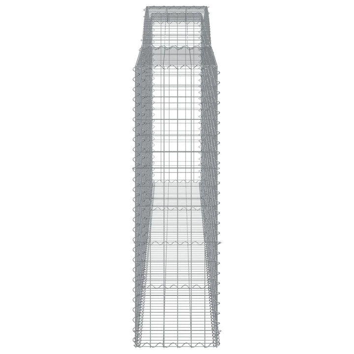 Schanskorven 10 st gewelfd 400x50x160/180 cm ijzer