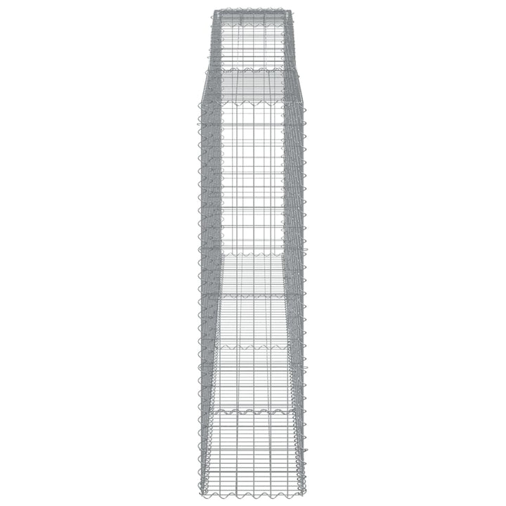 Schanskorven 6 st gewelfd 400x50x180/200 cm ijzer