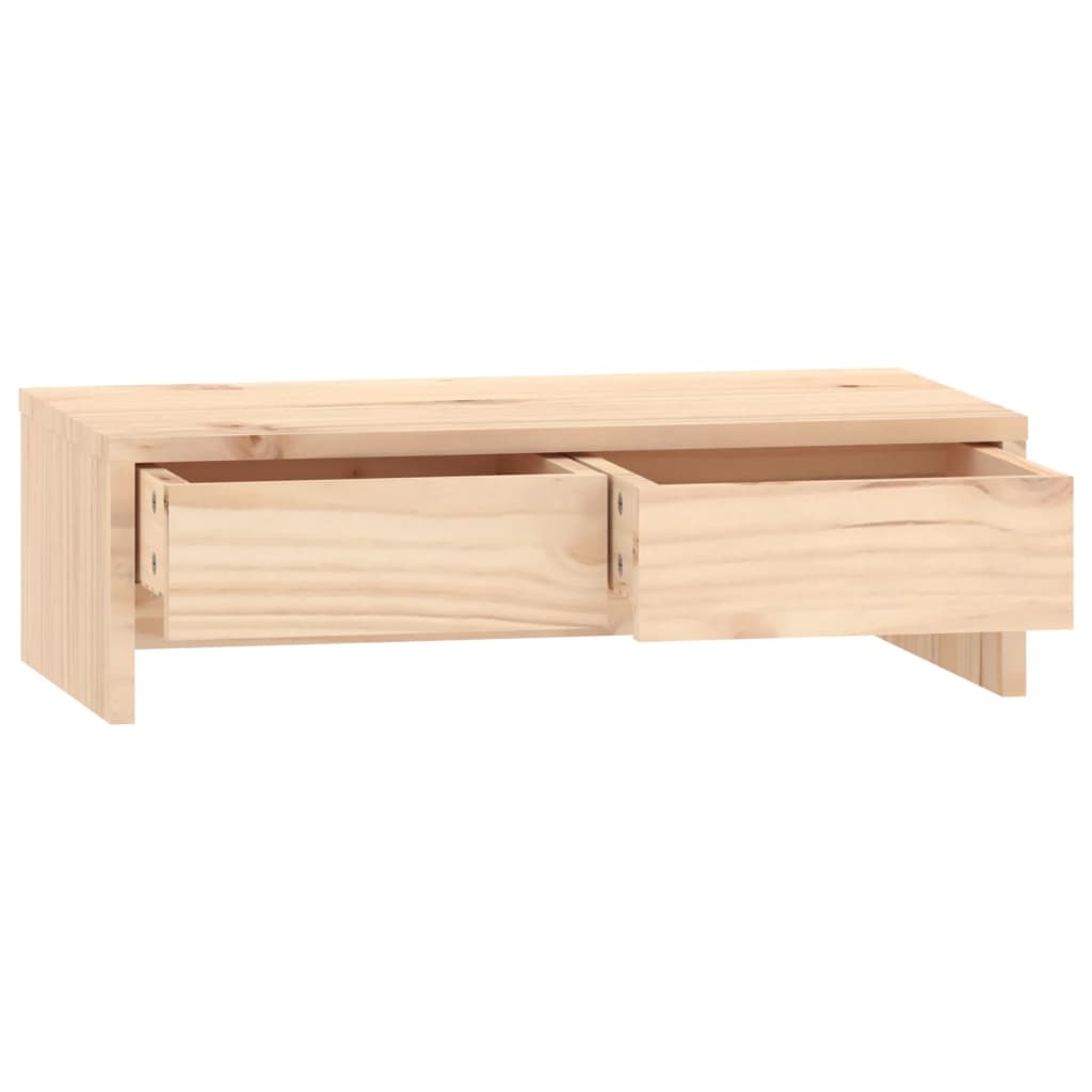 Monitorstandaard 50x27x15 cm massief grenenhout