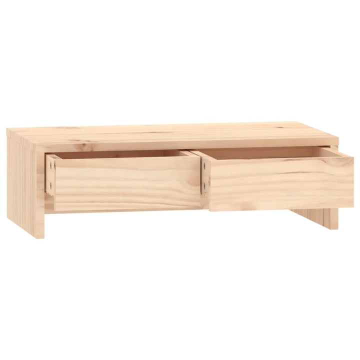 Monitorstandaard 50x27x15 cm massief grenenhout