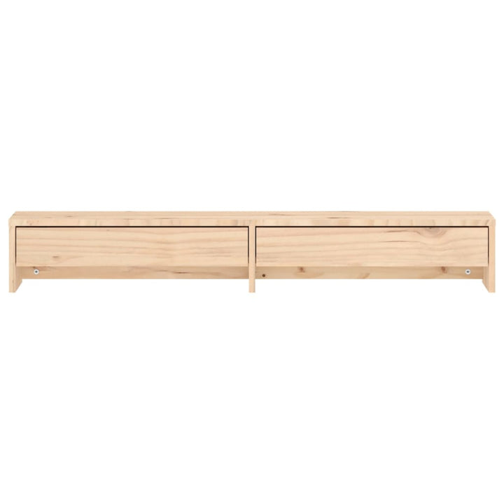 Monitorstandaard 100x27x15 cm massief grenenhout