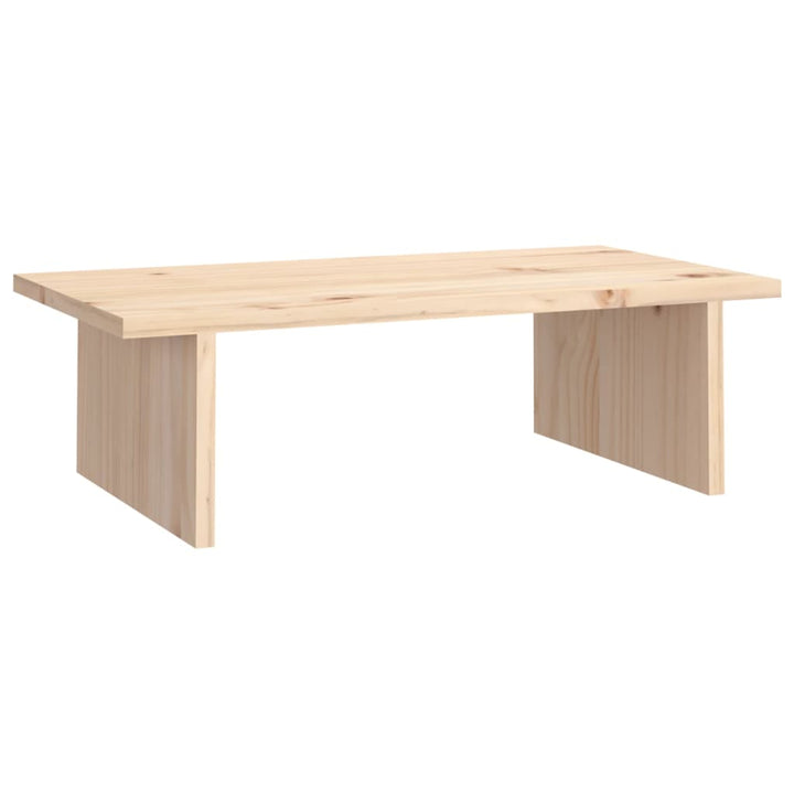 Monitorstandaard 50x27x15 cm massief groenhout