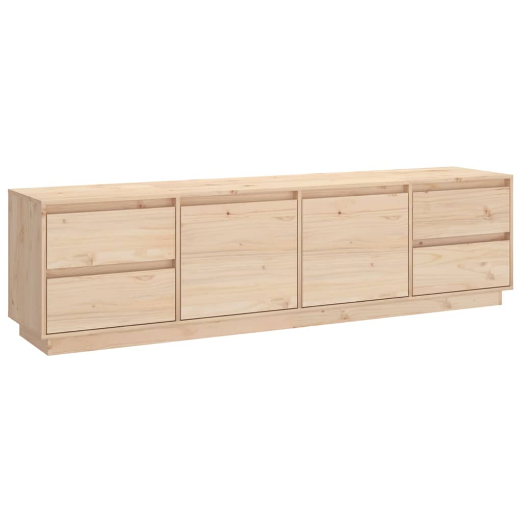 Tv-meubel 176x37x47,5 cm massief groenhout