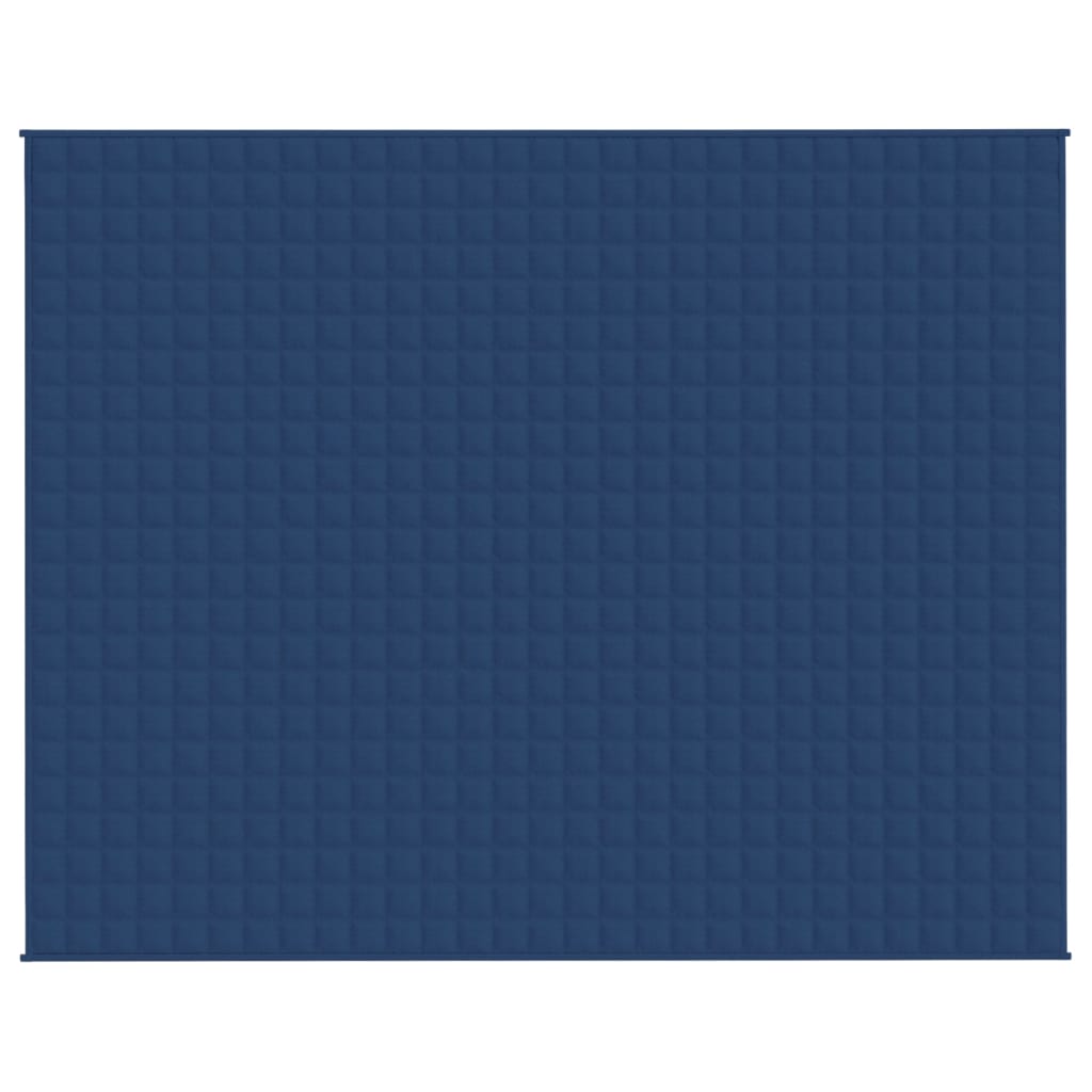 Verzwaringsdeken 235x290 cm 15 kg stof blauw