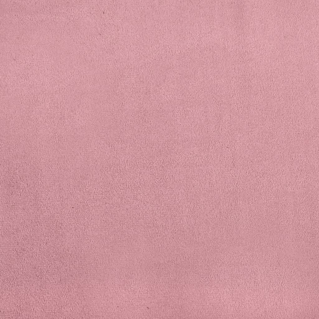 Fauteuil 62x79x79 cm fluweel roze