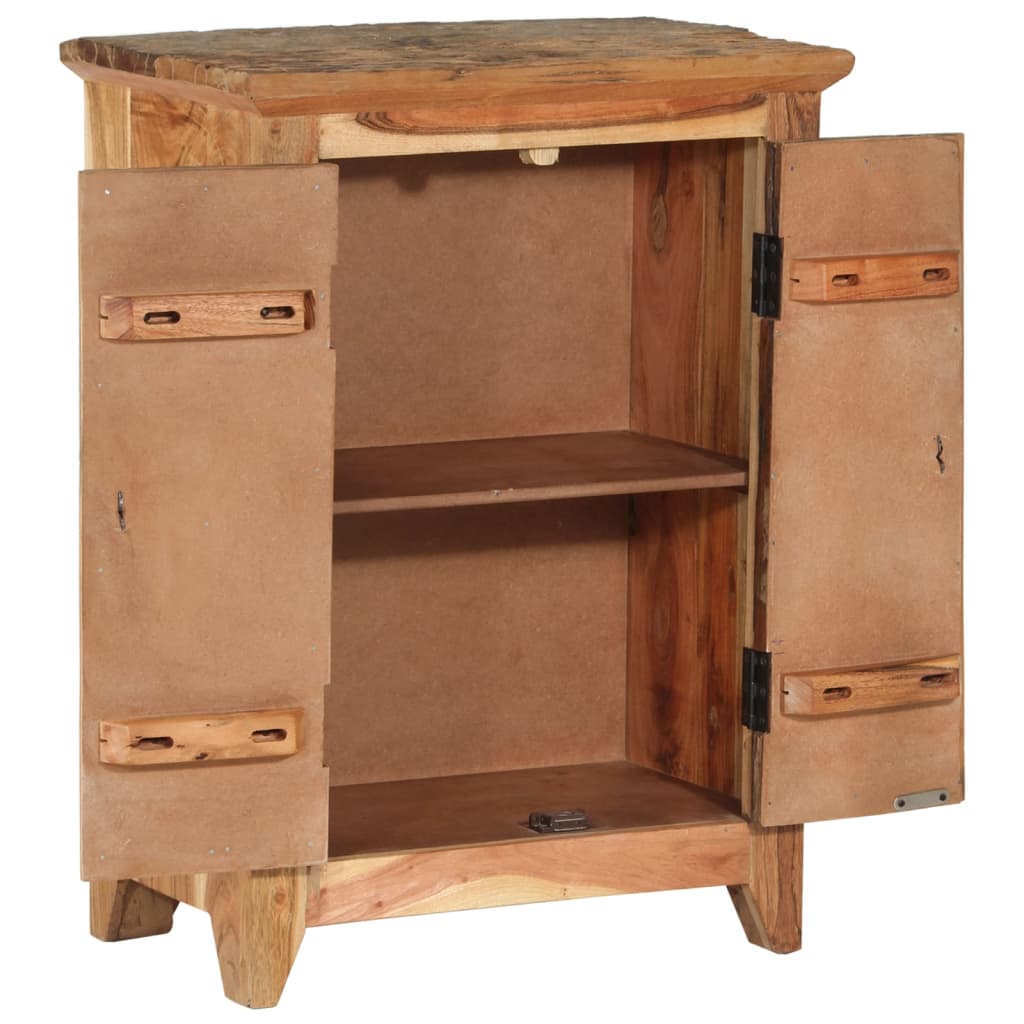 Dressoir 55x33x75 cm massief acaciahout en gerecycled hout