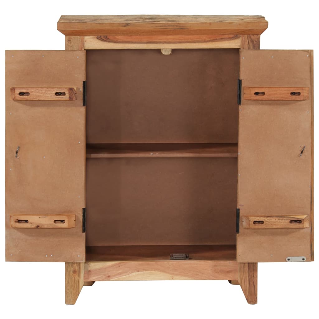 Dressoir 55x33x75 cm massief acaciahout en gerecycled hout