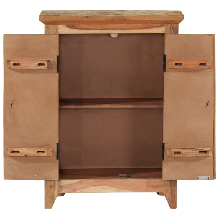 Dressoir 55x33x75 cm massief acaciahout en gerecycled hout