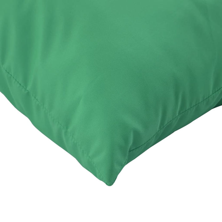 Bankkussens 4 st 60x60 cm stof groen