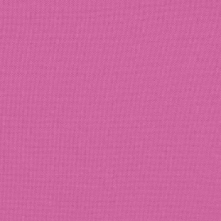 Stoelkussens 2 st 40x40x7 cm stof roze