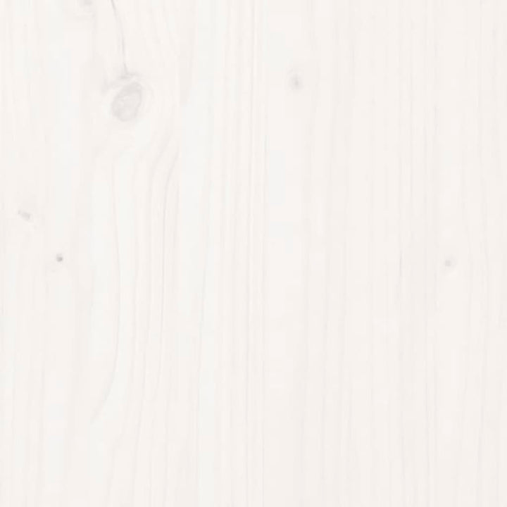 5-delige Tuinbarset massief grenenhout wit