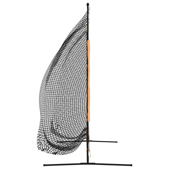 Golftrainingsnet 215x107x216 cm polyester zwart en oranje