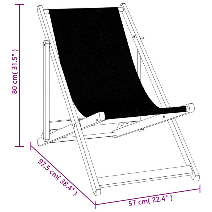 Strandstoelen inklapbaar 2 st aluminium en textiel crèmekleur