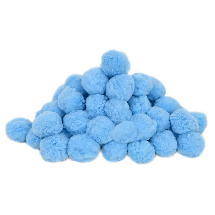 Zwembadfilterbolletjes antibacterieel 1400 g polyetheen blauw