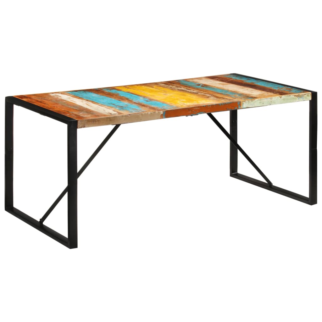 Eettafel 175x90x76 cm massief gerecycled hout