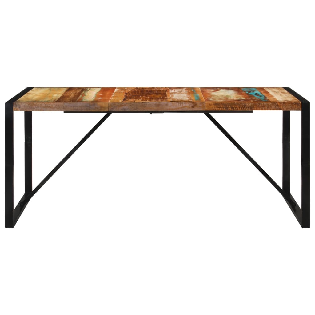 Eettafel 175x90x76 cm massief gerecycled hout