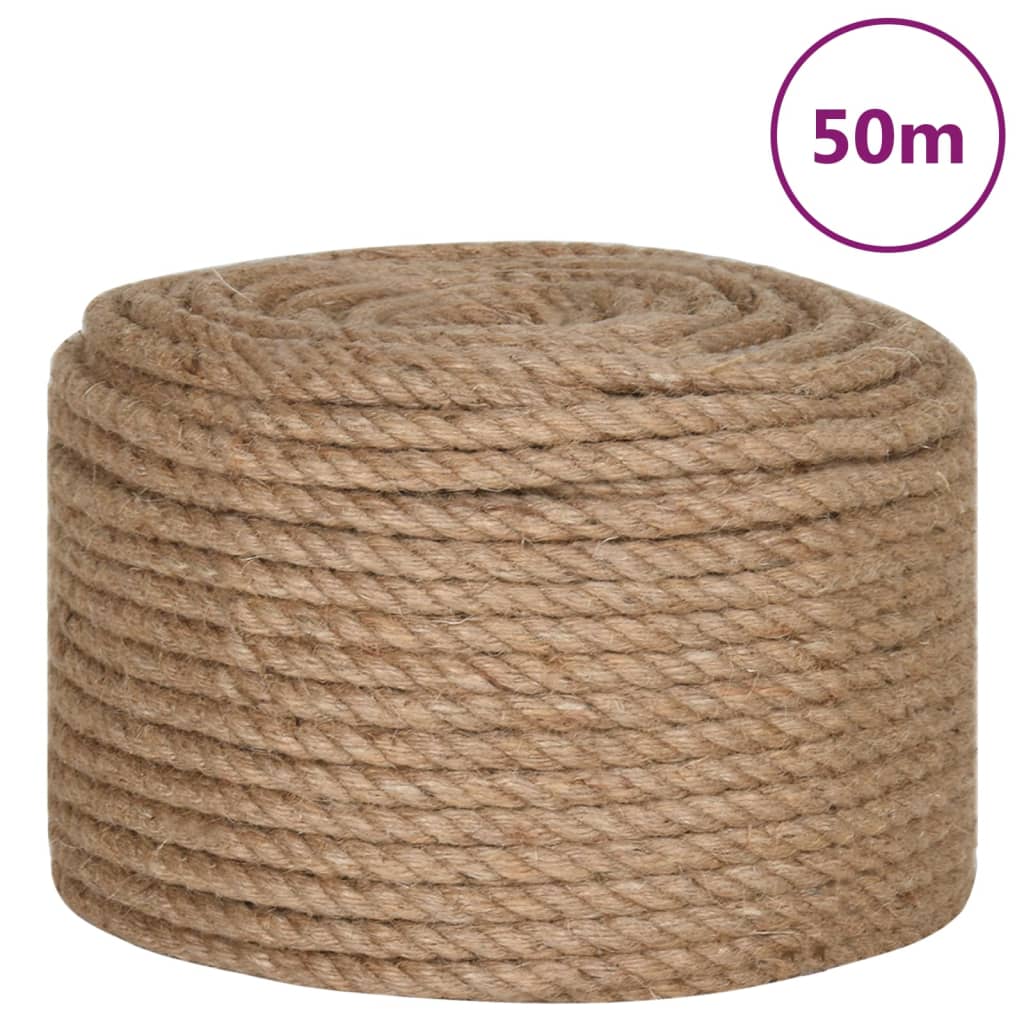 Touw 50 m lang 10 mm dik jute