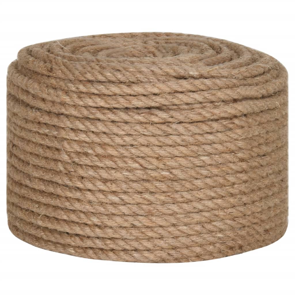 Touw 25 m lang 12 mm dik jute