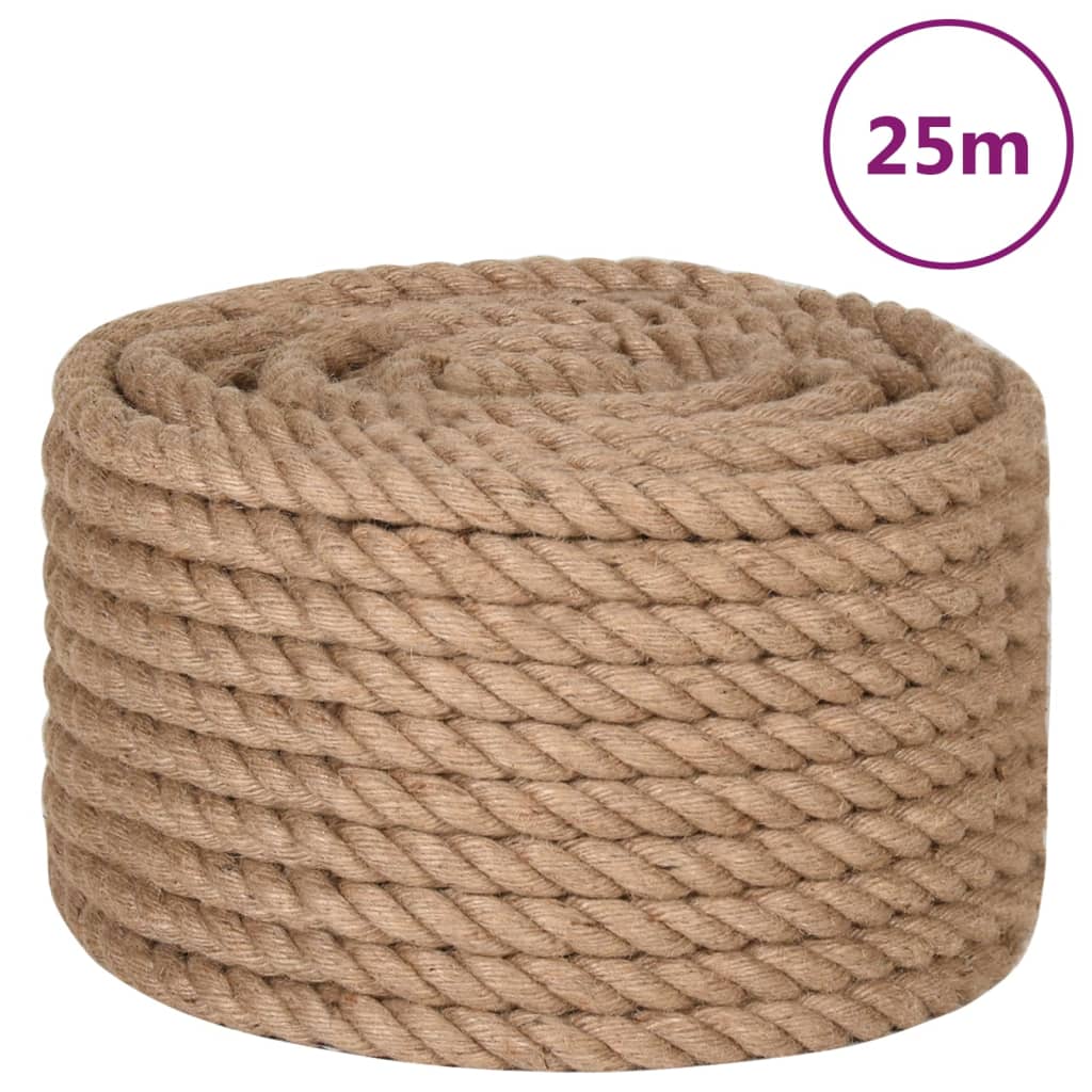 Touw 25 m lang 16 mm dik jute