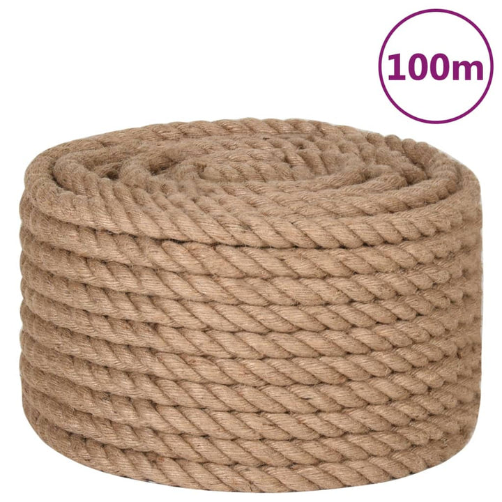 Touw 100 m lang 16 mm dik jute