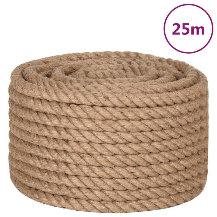 Touw 25 m lang 20 mm dik jute