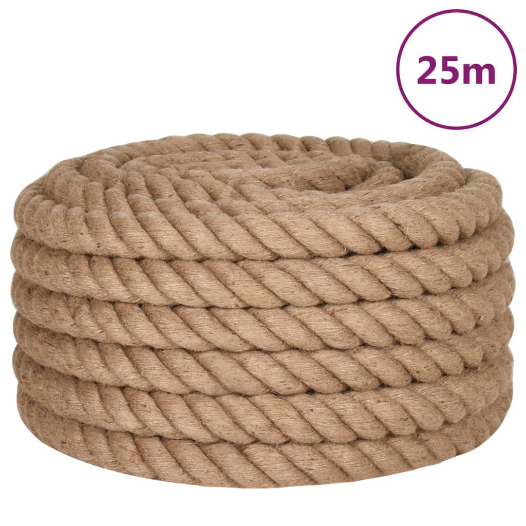 Touw 25 m lang 30 mm dik jute