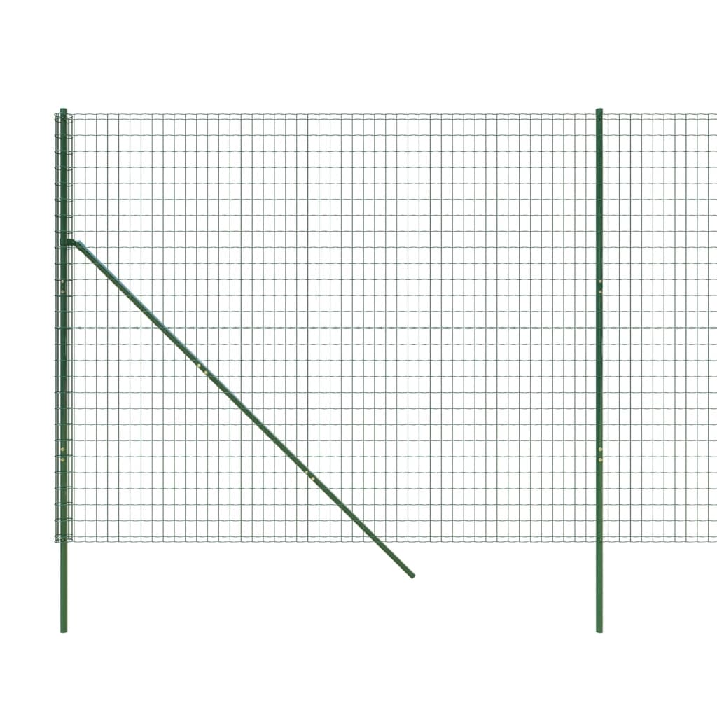 Draadgaashek 1,6x10 m gegalvaniseerd staal groen