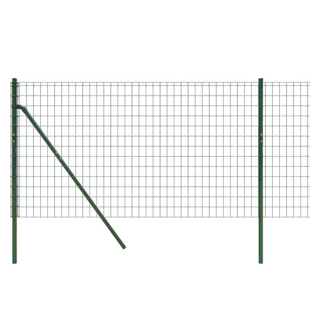 Draadgaashek 0,8x25 m gegalvaniseerd staal groen