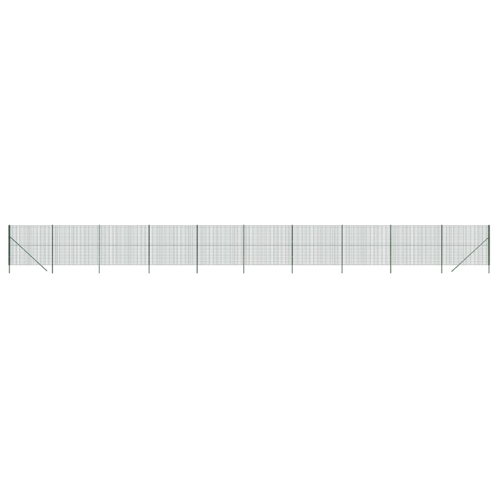 Draadgaashek 1,4x25 m gegalvaniseerd staal groen