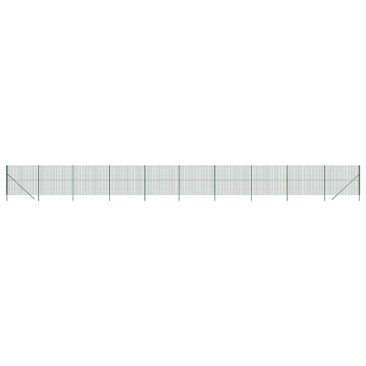 Draadgaashek 1,4x25 m gegalvaniseerd staal groen