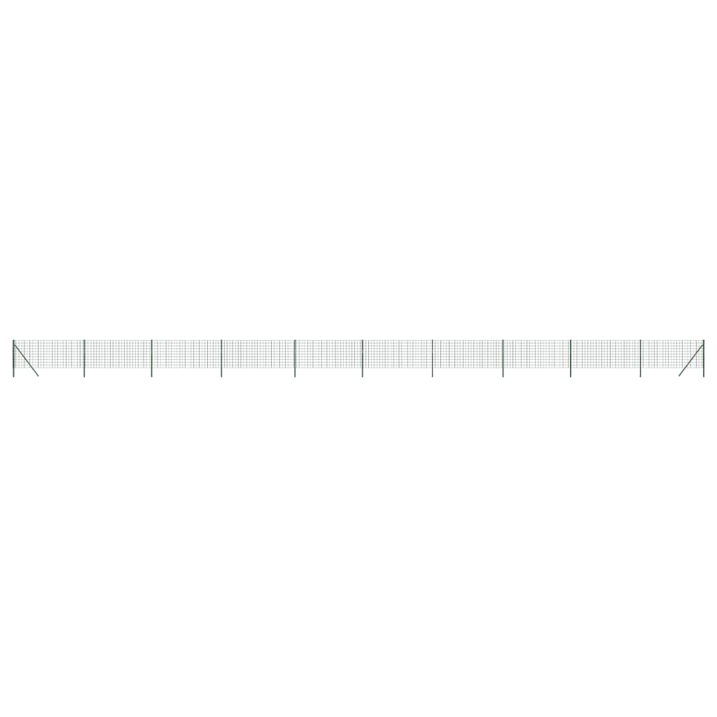 Draadgaashek 1,1x25 m gegalvaniseerd staal groen