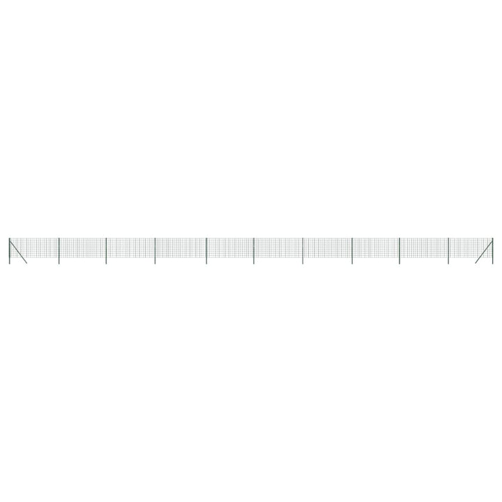 Draadgaashek 1,1x25 m gegalvaniseerd staal groen