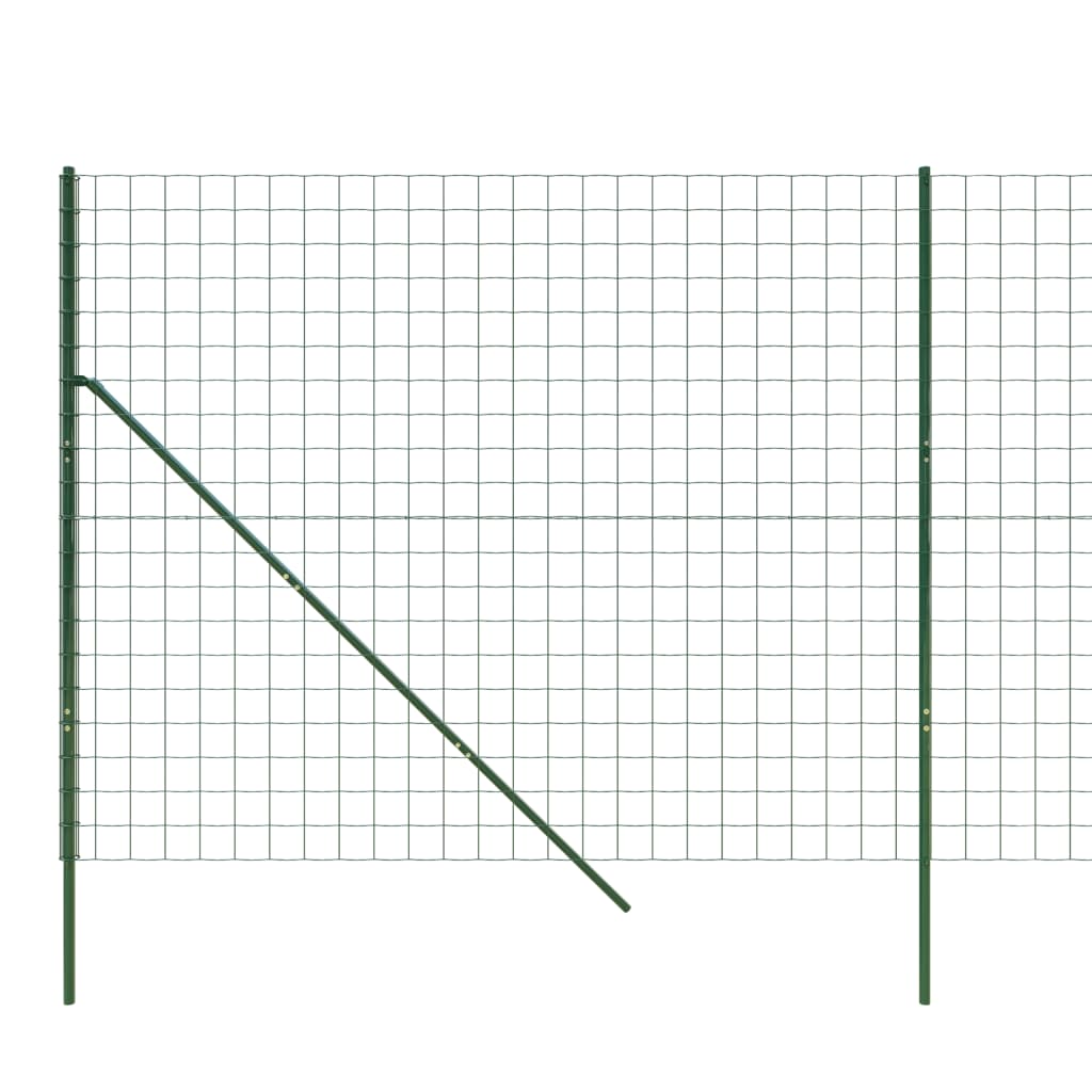 Draadgaashek 1,6x25 m gegalvaniseerd staal groen