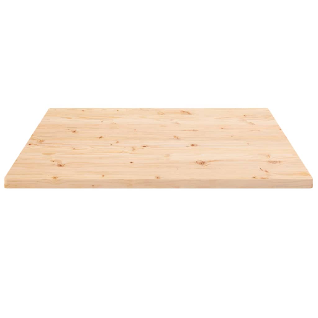 Tafelblad vierkant 70x70x2,5 cm massief grenenhout