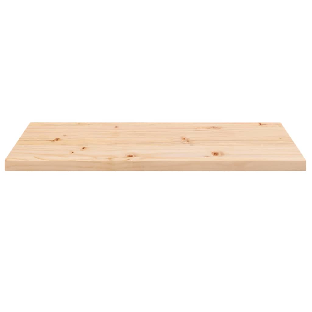 Tafelblad rechthoekig 80x40x2,5 cm massief grenenhout