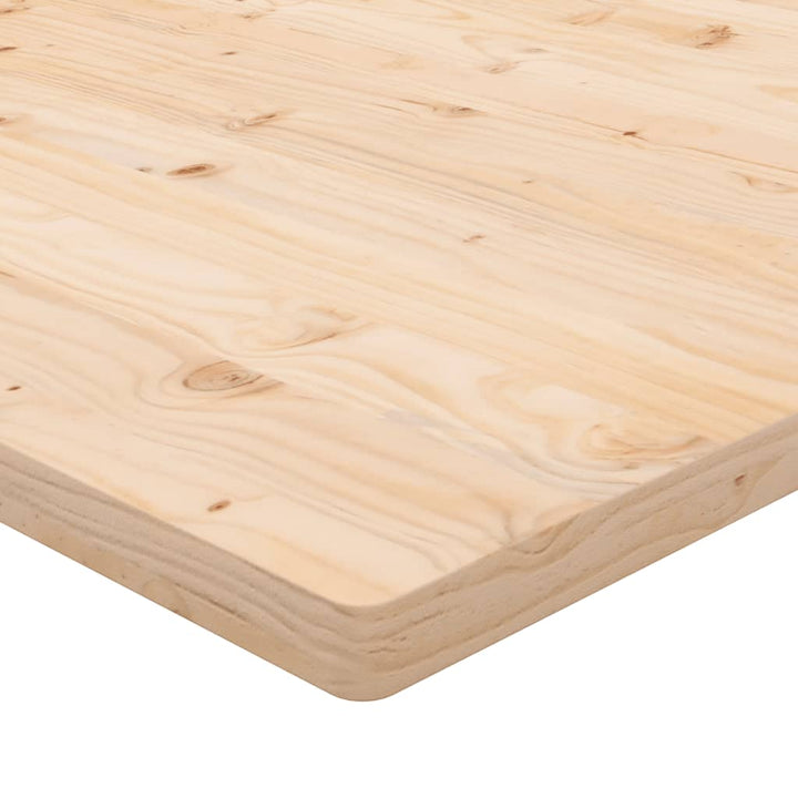 Tafelblad rechthoekig 80x40x2,5 cm massief grenenhout
