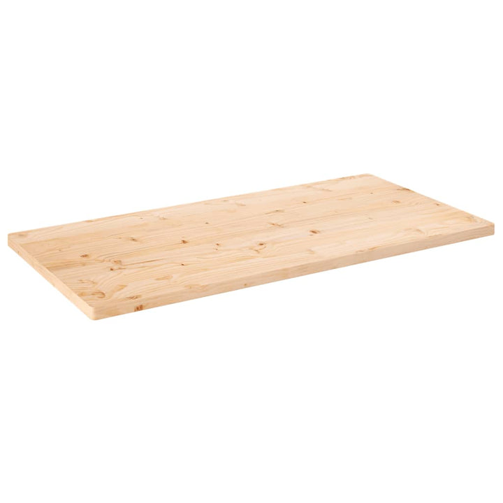 Tafelblad rechthoekig 110x55x2,5 cm massief grenenhout
