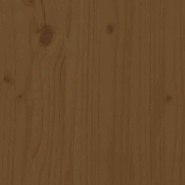 Tuinvoetenbank massief grenenhout honingbruin